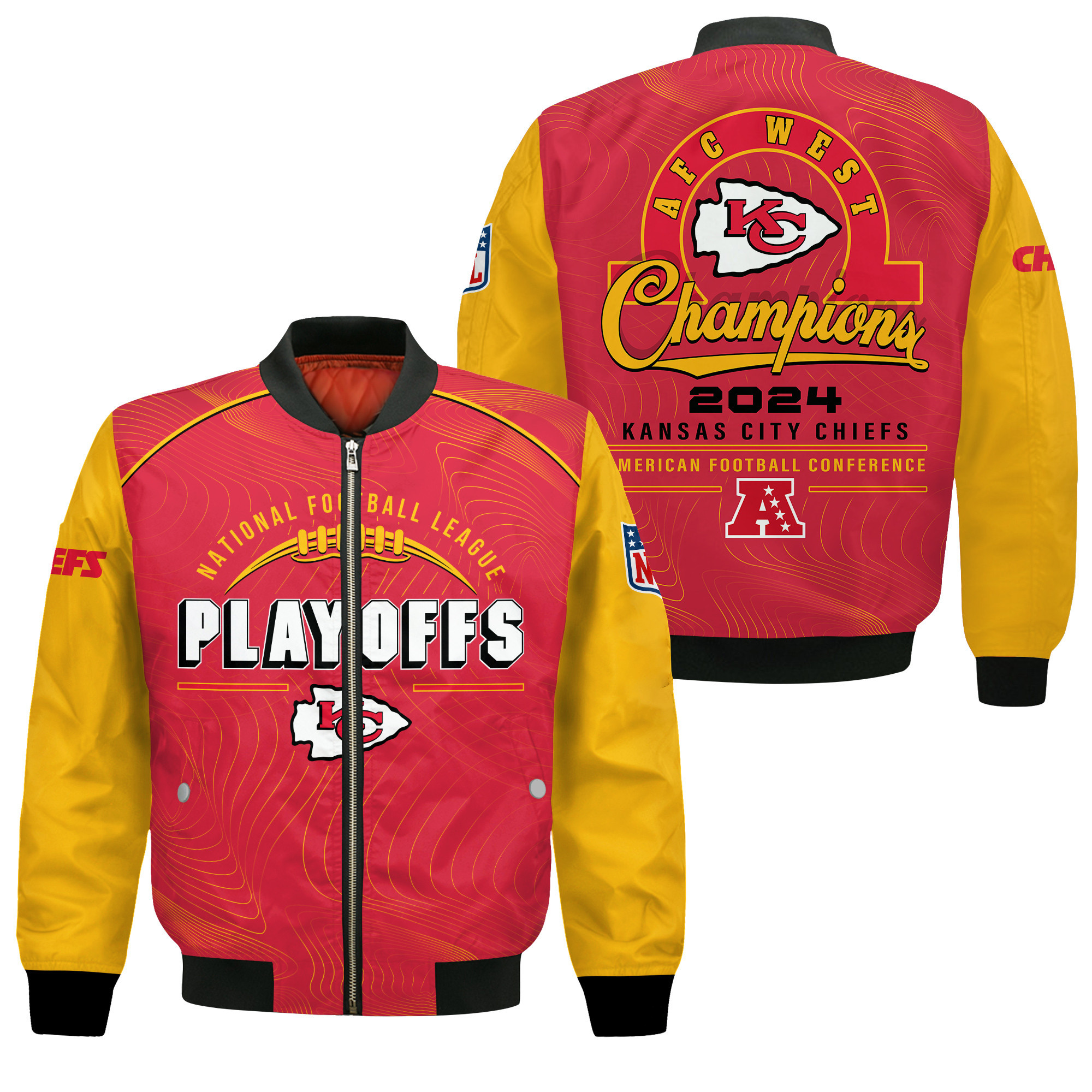 Kansas City Chiefs Football Our Honor Our Faith Bomber Jacket