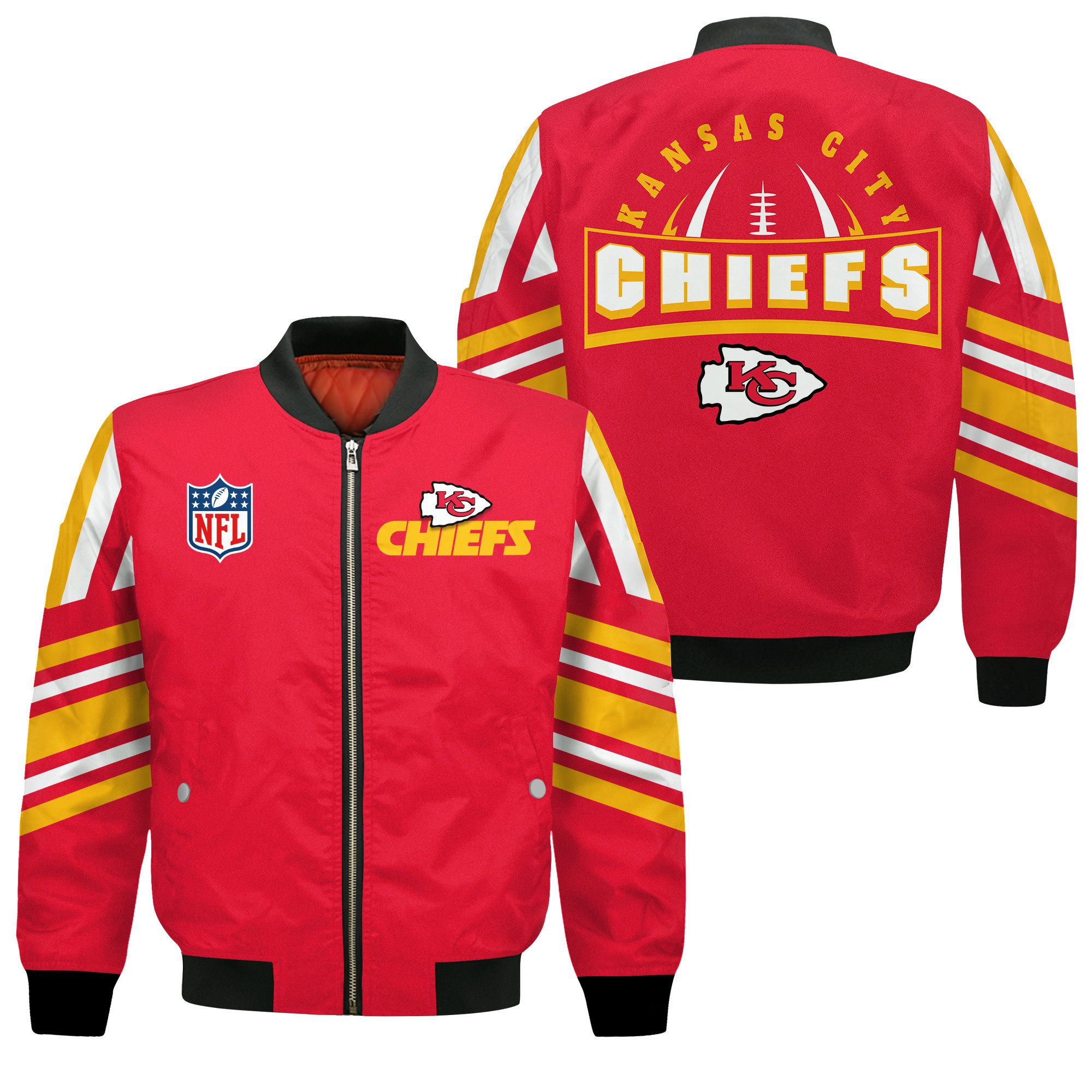 Kansas City Chiefs Football Team Immortal Faith Bomber Jacket