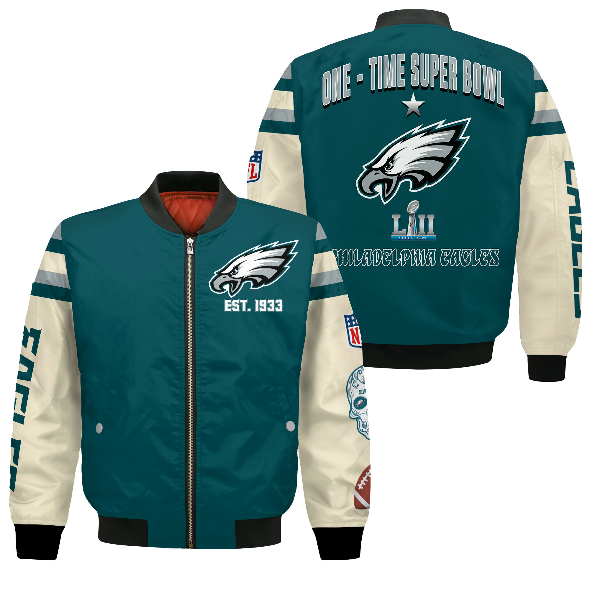 Philadelphia Eagles X Champions Design Bomber Jacket