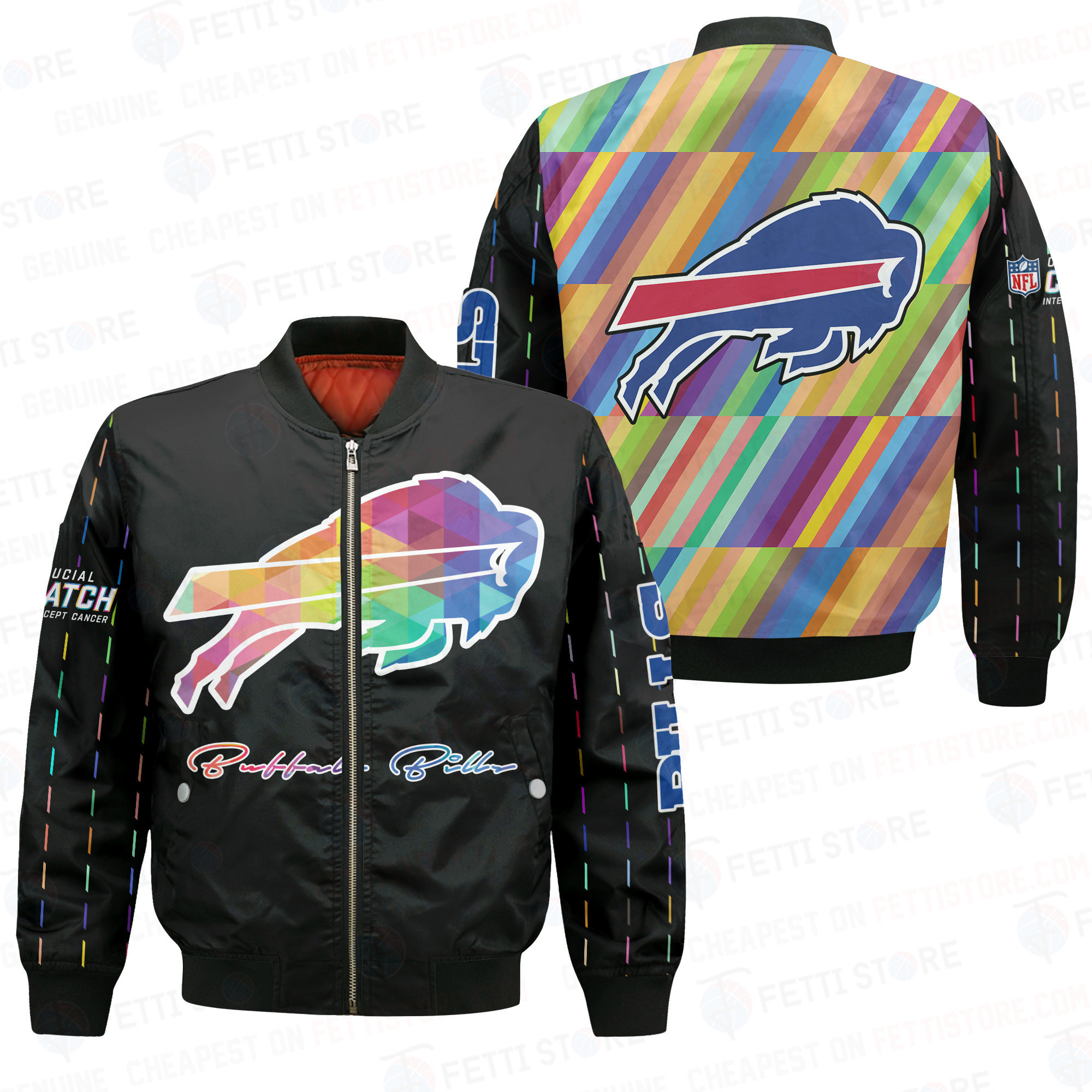 Buffalo Bills Football National Football League Aop Bomber Jacket