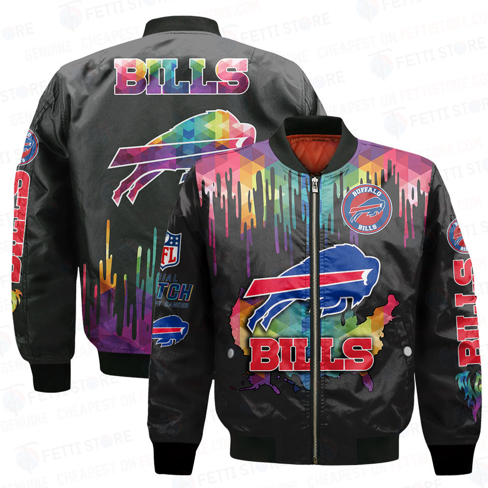 Buffalo Bills Nfl National Football League Aop Bomber Jacket