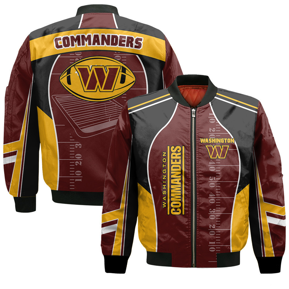Washington Commanders Football Team Classic And Modern Bomber Jacket