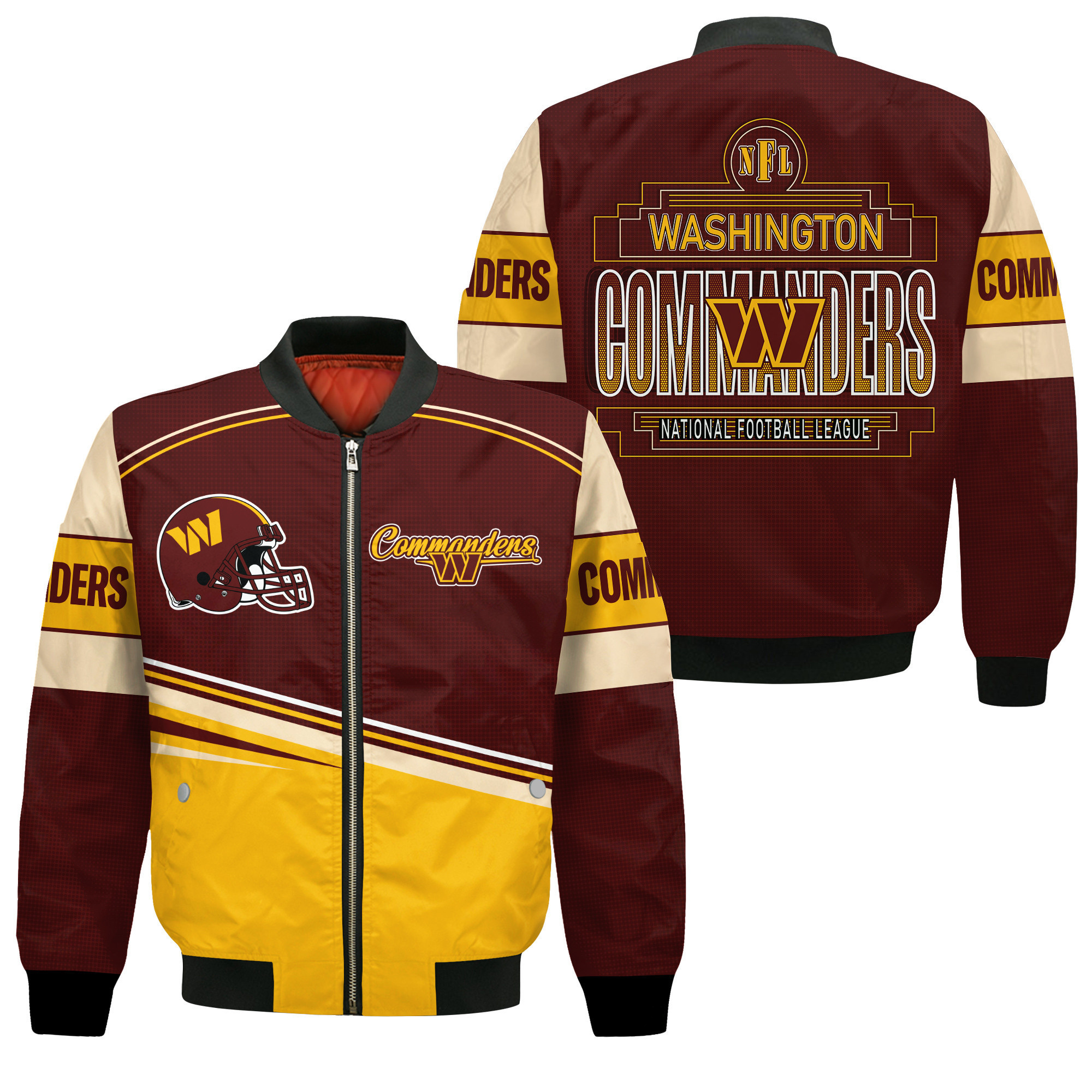 Washington Commanders Football Team Dare To Be Different Bomber Jacket