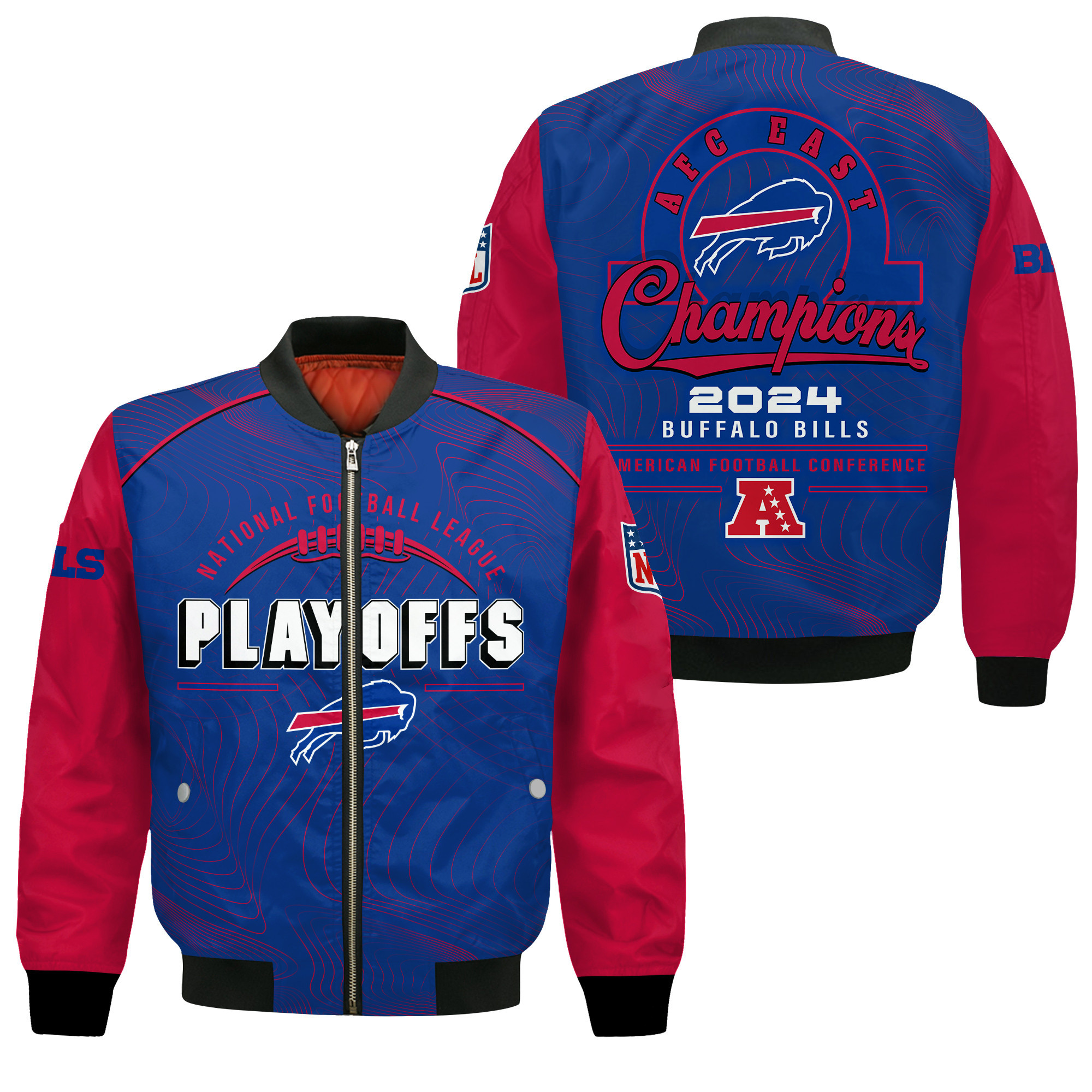 Buffalo Bills Football Our Honor Our Faith Bomber Jacket