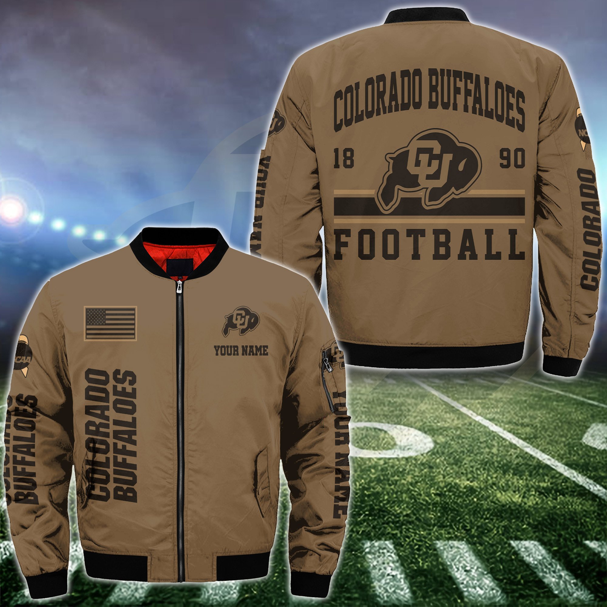 Colorado Buffaloes Bomber Jacket Custom Your Name 2025 Versions Sport Jacket Football Fan Gifts