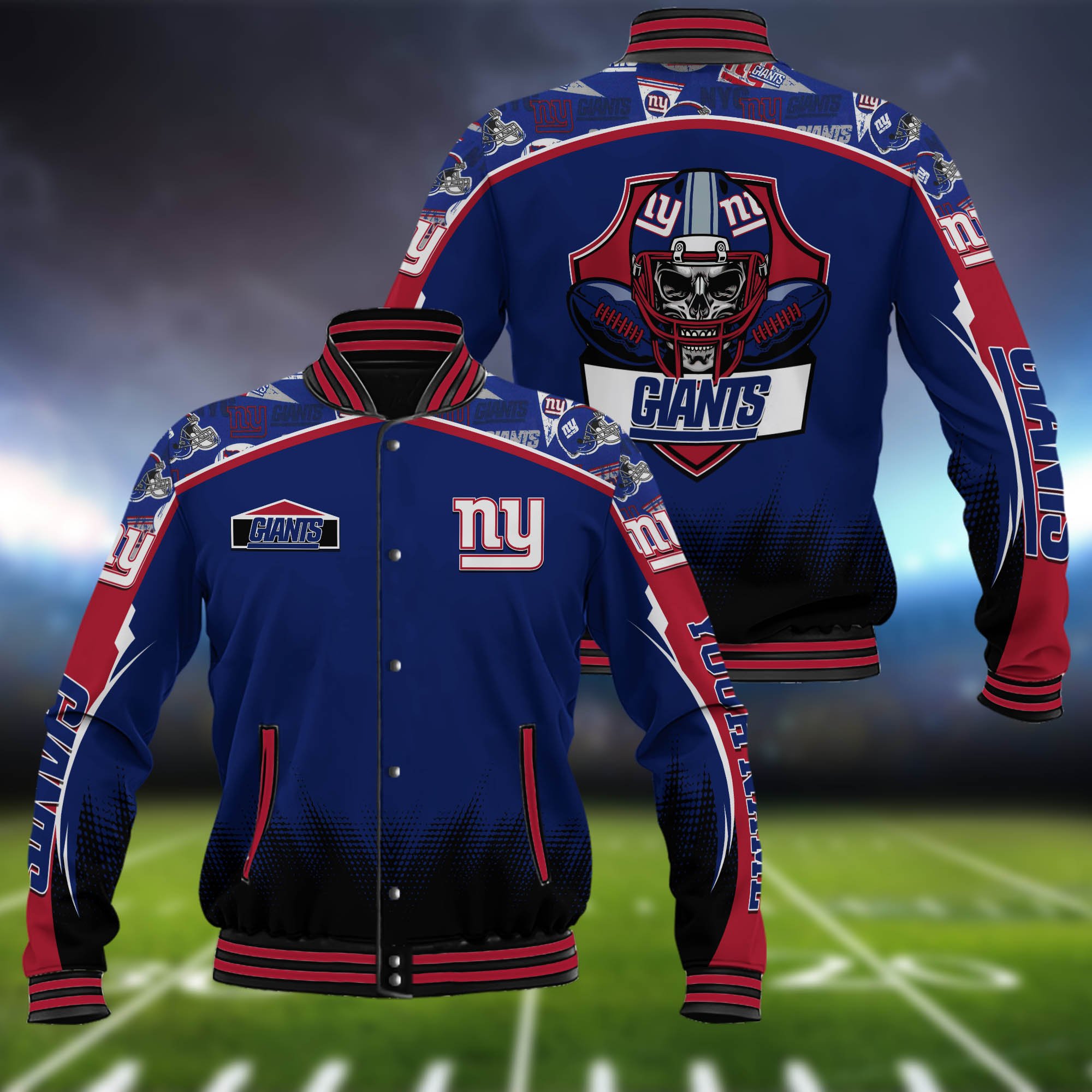 New York Giants Baseball Jacket Custom Name Sport Team Jacket Sport Gifts