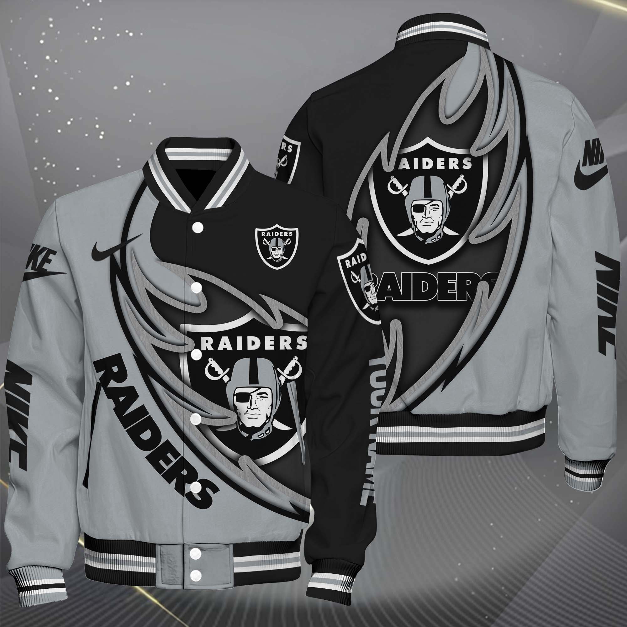 Las Vegas Raiders Baseball Jacket Sport Jacket Custom You Name Football Fan Gifts