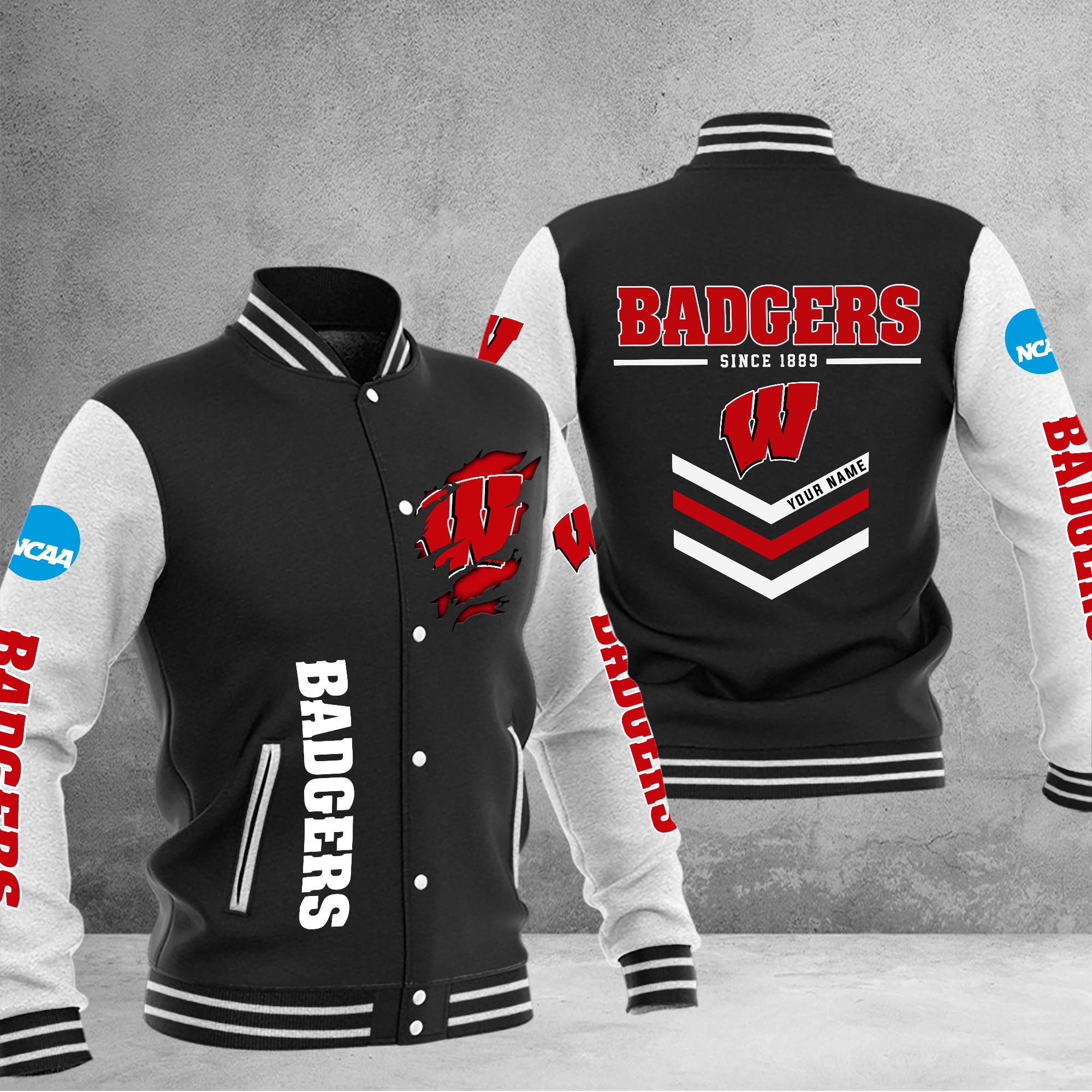Wisconsin Badgers Varsity Baseball Jacket Special Gift For Men And Women