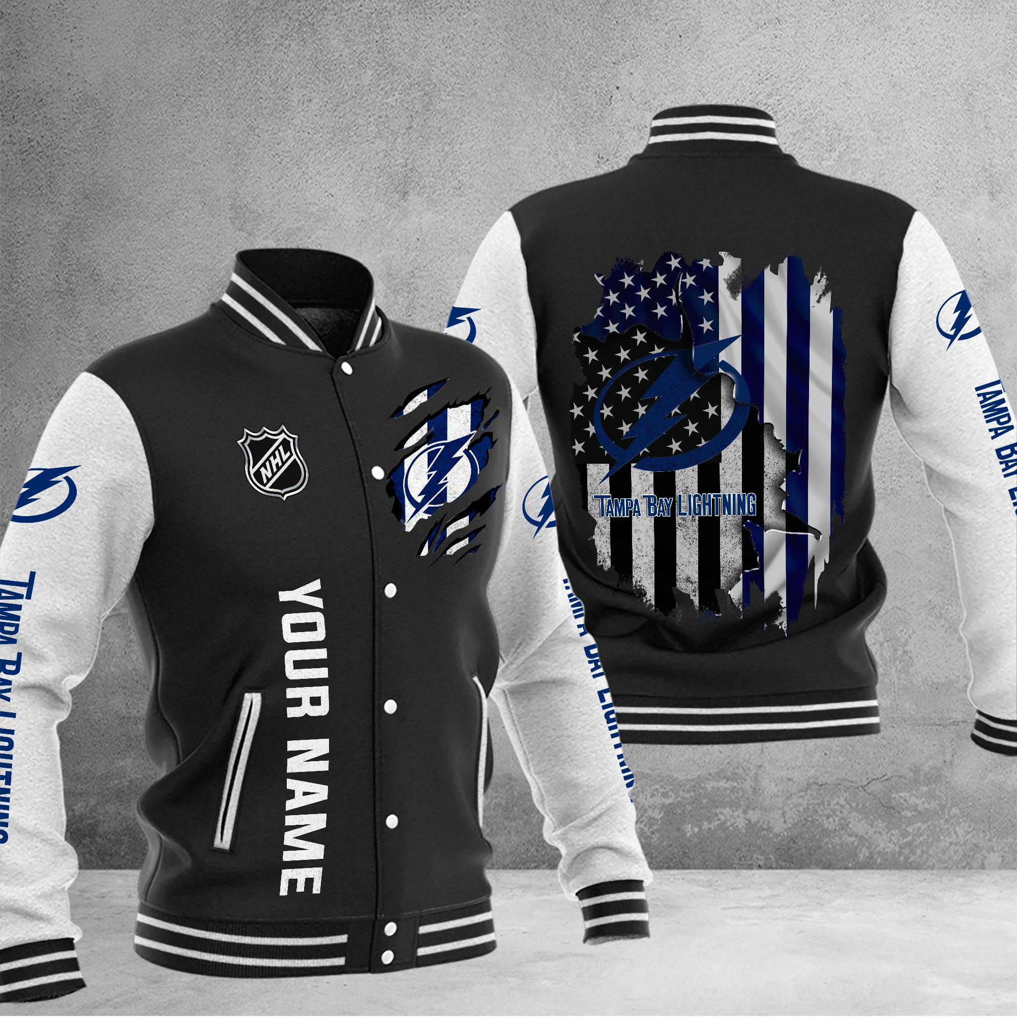 Tampa Bay Lightning Baseball Jacket Special Gift For Men And Women