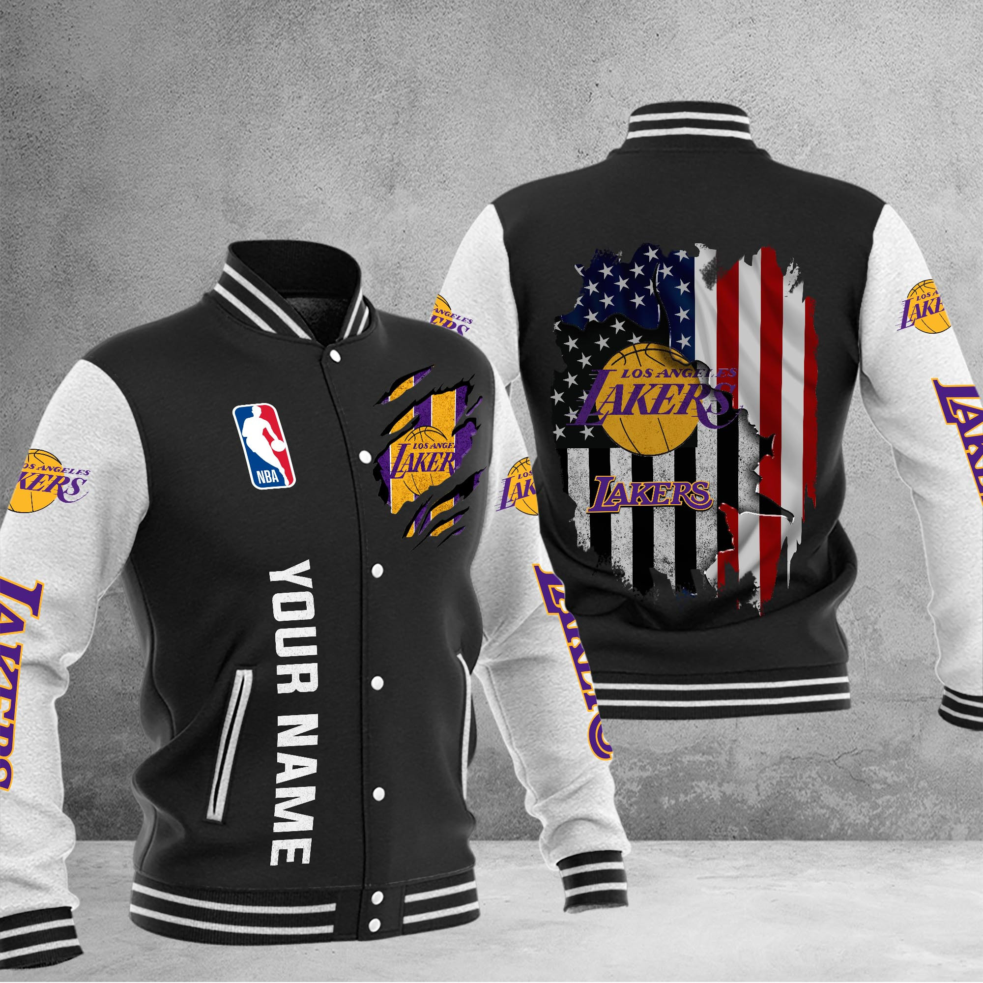 Los Angeles Lakers Baseball Jacket Special Gift For Men And Women