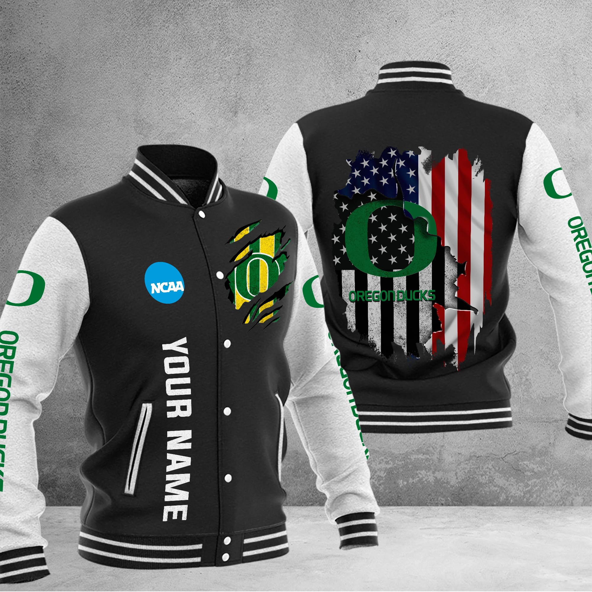 Oregon Ducks Baseball Jacket Special Gift For Men And Women
