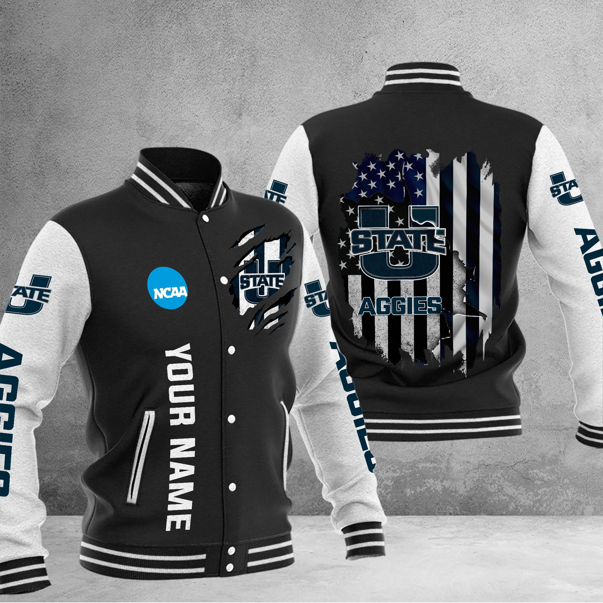 Utah State Aggies Baseball Jacket Special Gift For Men And Women
