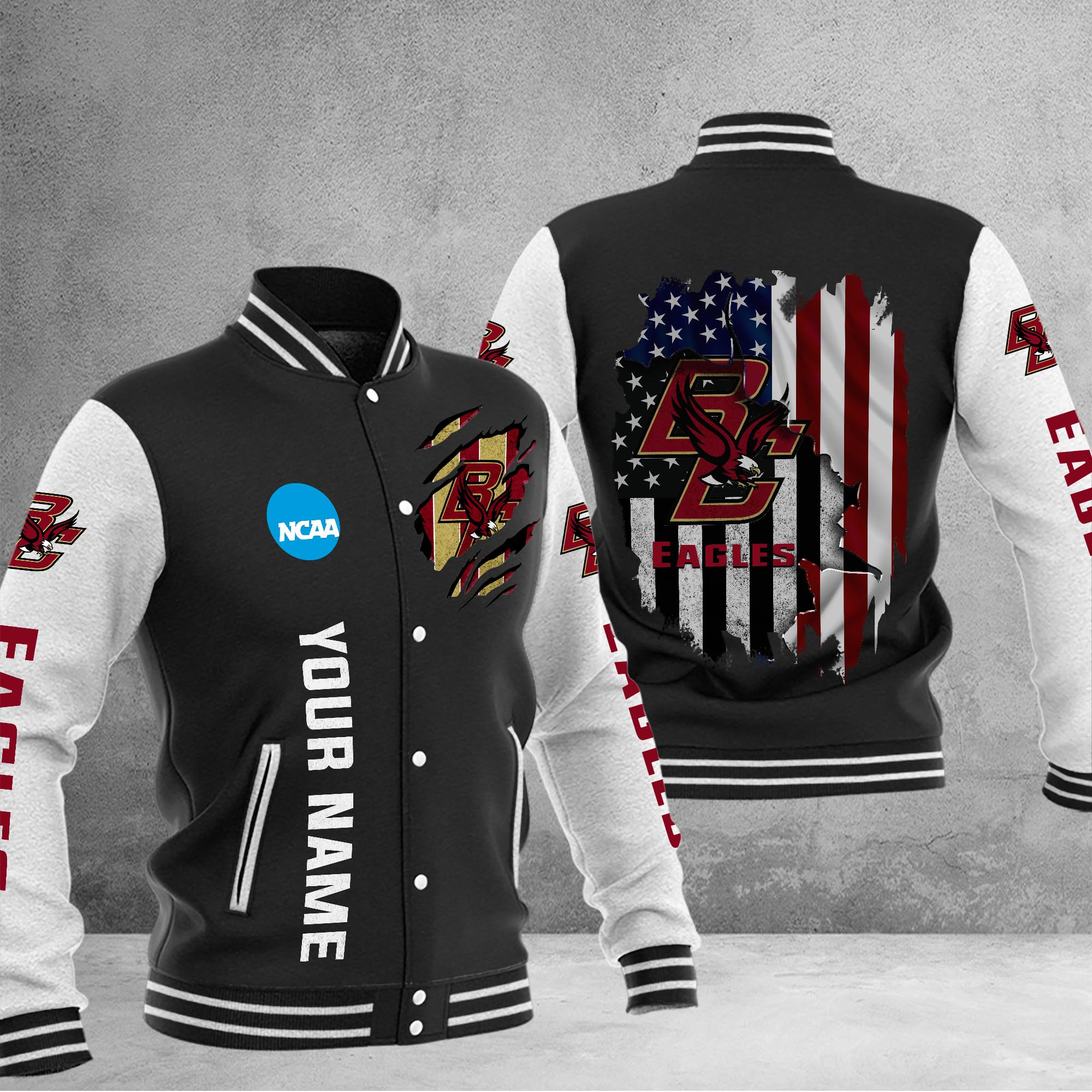 Boston College Eagles Baseball Jacket Special Gift For Men And Women