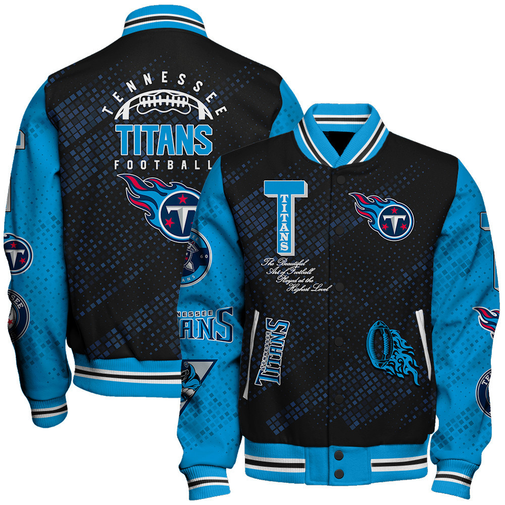 Tennessee Titans National Football League Pattern Varsity Jacket