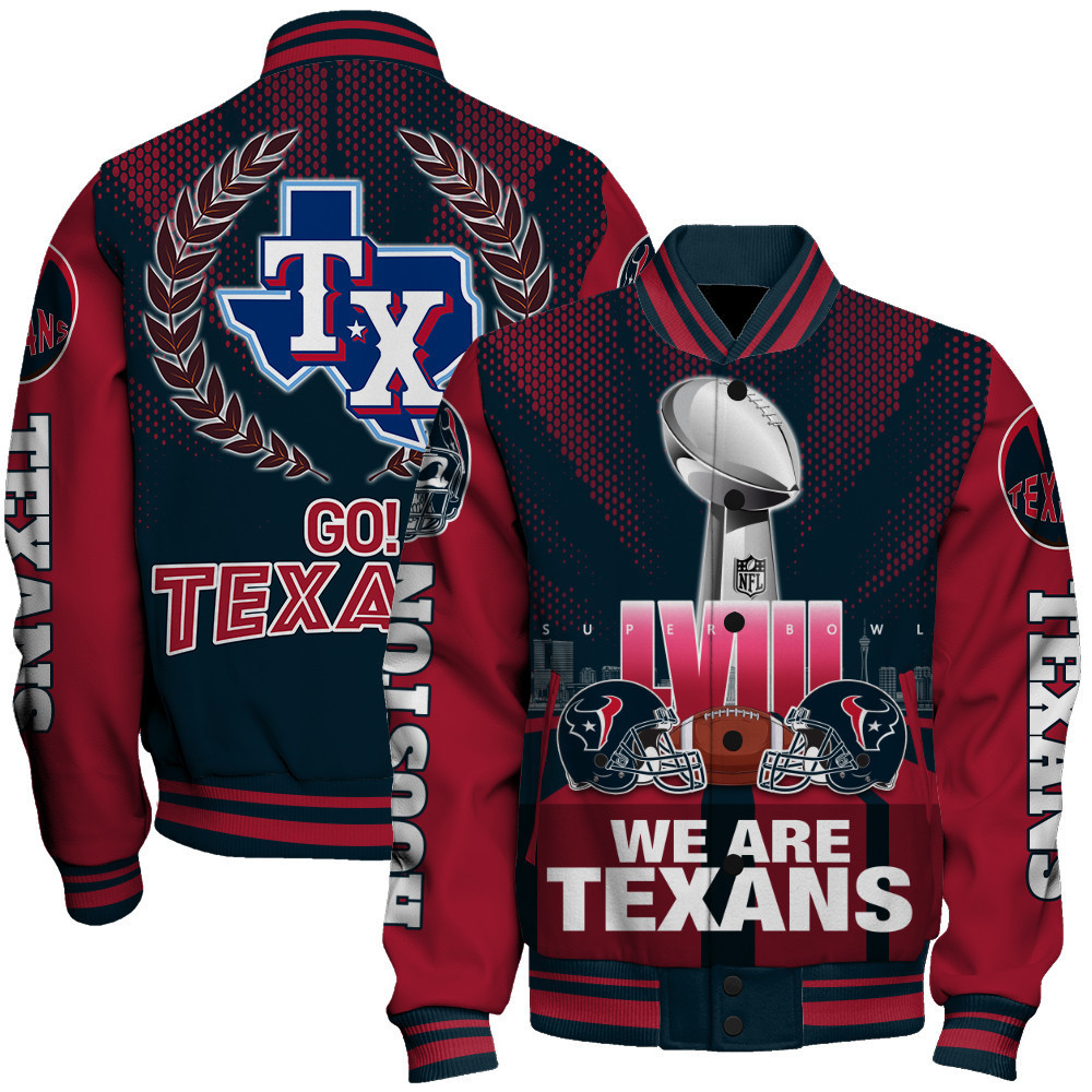 Houston Texans LVIII We Are Texans Varsity Jacket