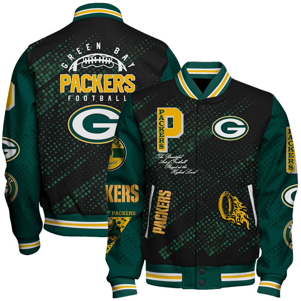 Green Bay Packers National Football League Pattern Varsity Jacket