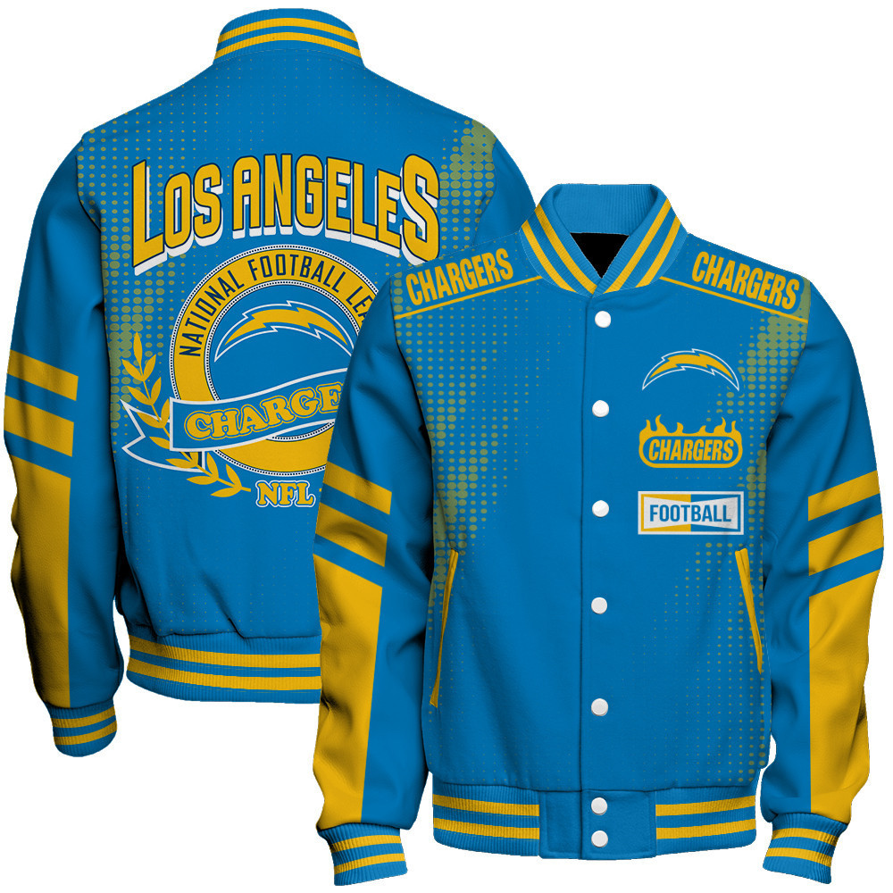 Los Angeles Chargers Football Team 2025 The Light Of The Star Unisex Varsity Jacket