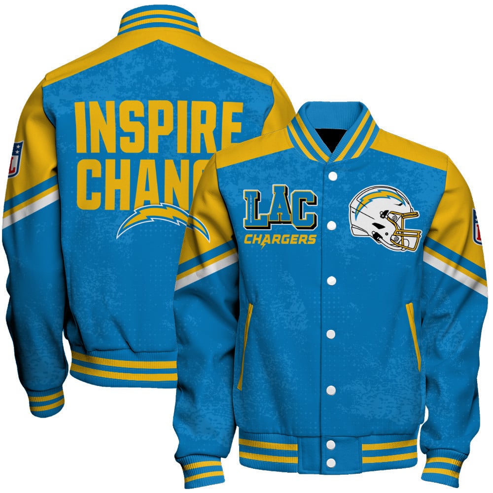 Los Angeles Chargers Football Team 2025 Immortal Style Unisex Varsity Jacket