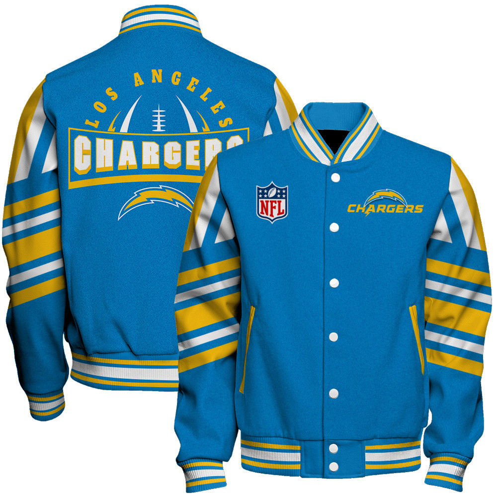 Los Angeles Chargers Football Team 2025 Immortal Faith Unisex Varsity Jacket