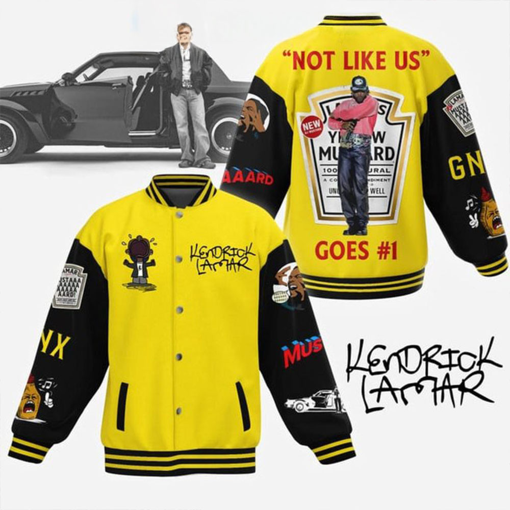 Kendrick Lamar Mustard Not Like Us Goes 231 Baseball Jacket Music Fans Gifts