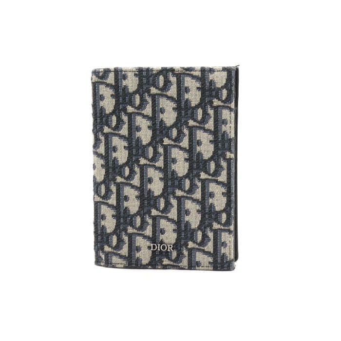 Dior Elegant Oblique Jacquard Passport Cover Wallet 2ESPH016YSE