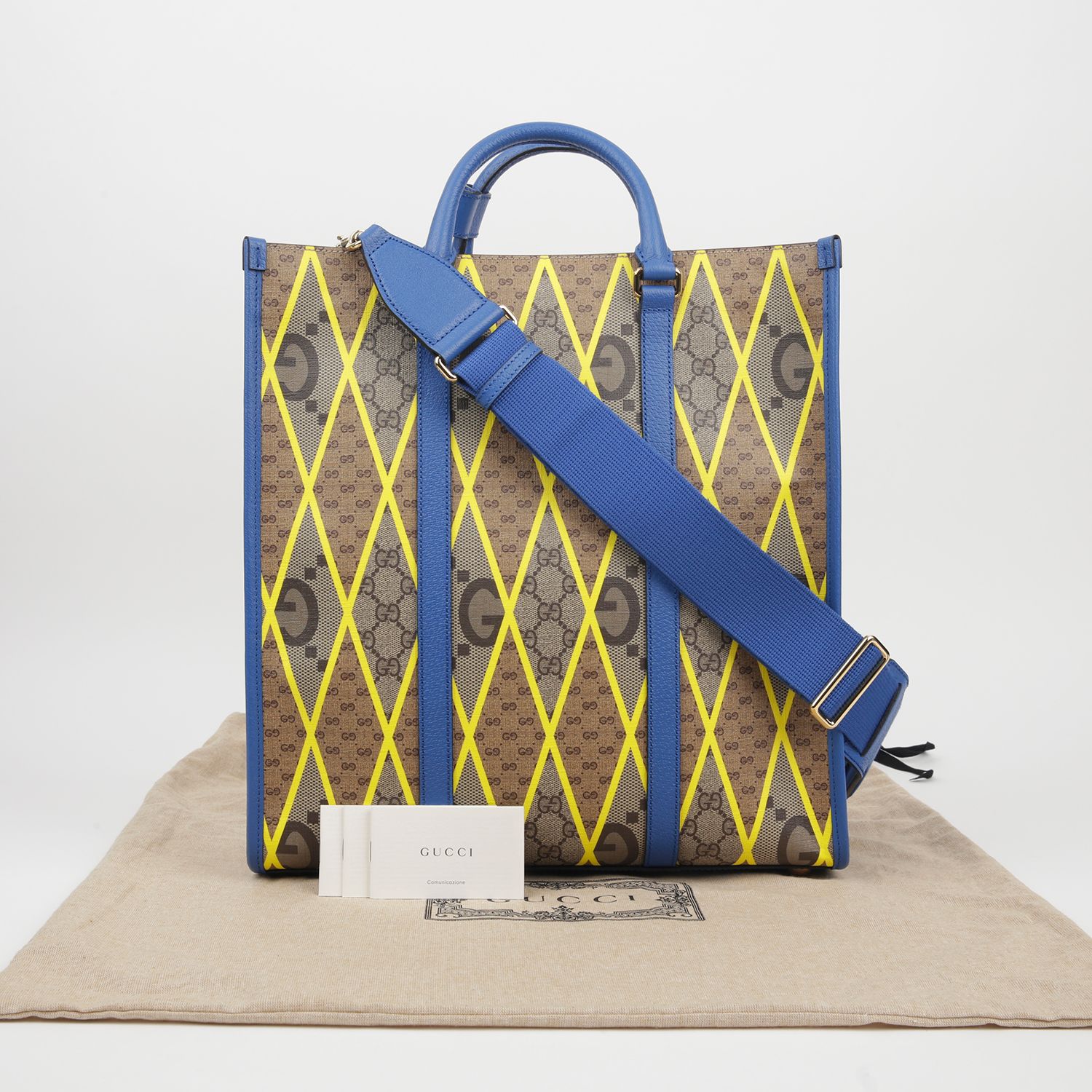Gucci GG Logo Large Tote Shoulder Bag 726273