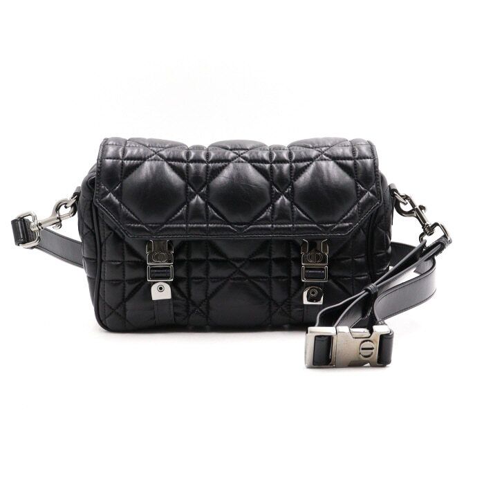 Dior Black Calfskin Small Camp Shoulder Bag Crossbody AA50538 M1243BMIG