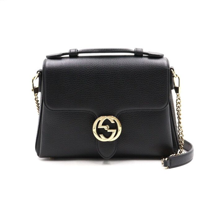 Gucci Interlocking Flap Tote Bag with Chain Shoulder Bag 510302 AA50661