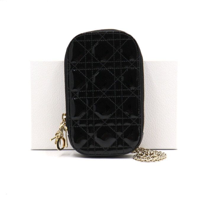 Dior Gold Chain Phone Holder Crossbody Bag S0872OVRB