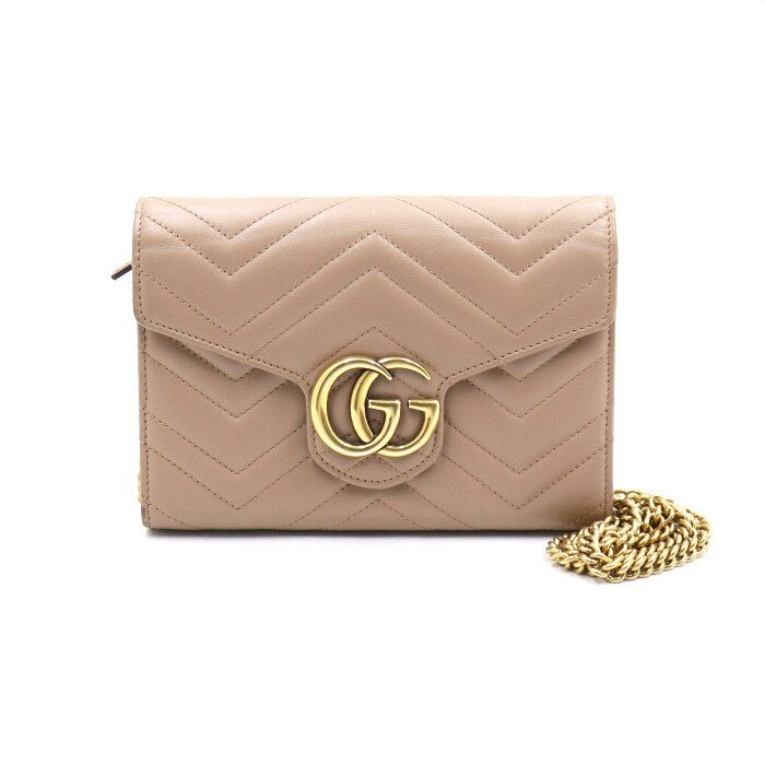 Gucci Beige GG Matelasse Mini Chain Shoulder/Crossbody Bag aa50602