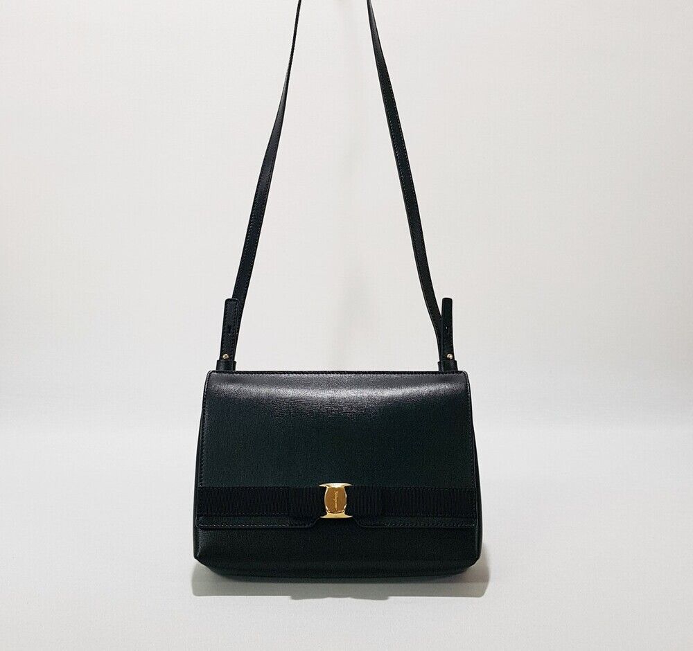 Salvatore Ferragamo Crossbody Bag with Bar Decoration - SKU 23456