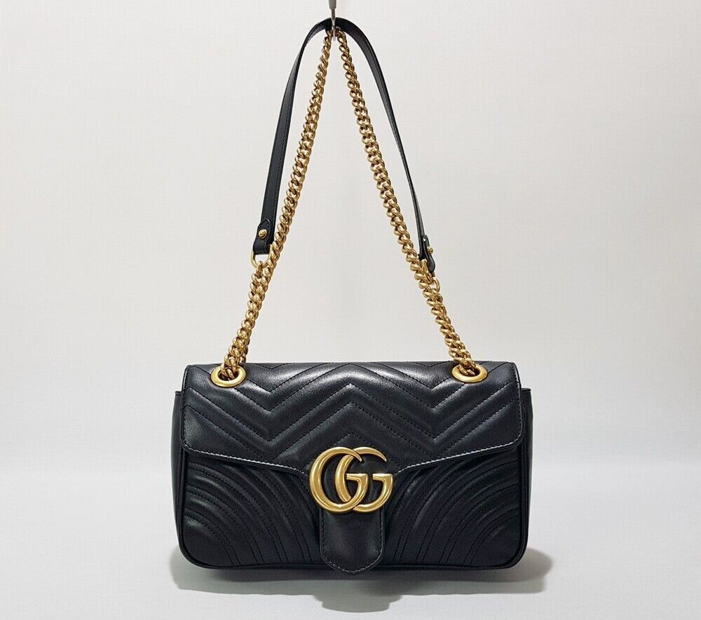 Gucci Small Matelasse Shoulder Bag 443497 GG