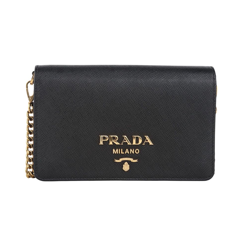 Prada Mini Gold Chain Crossbody Bag (1BP006) 34847Y