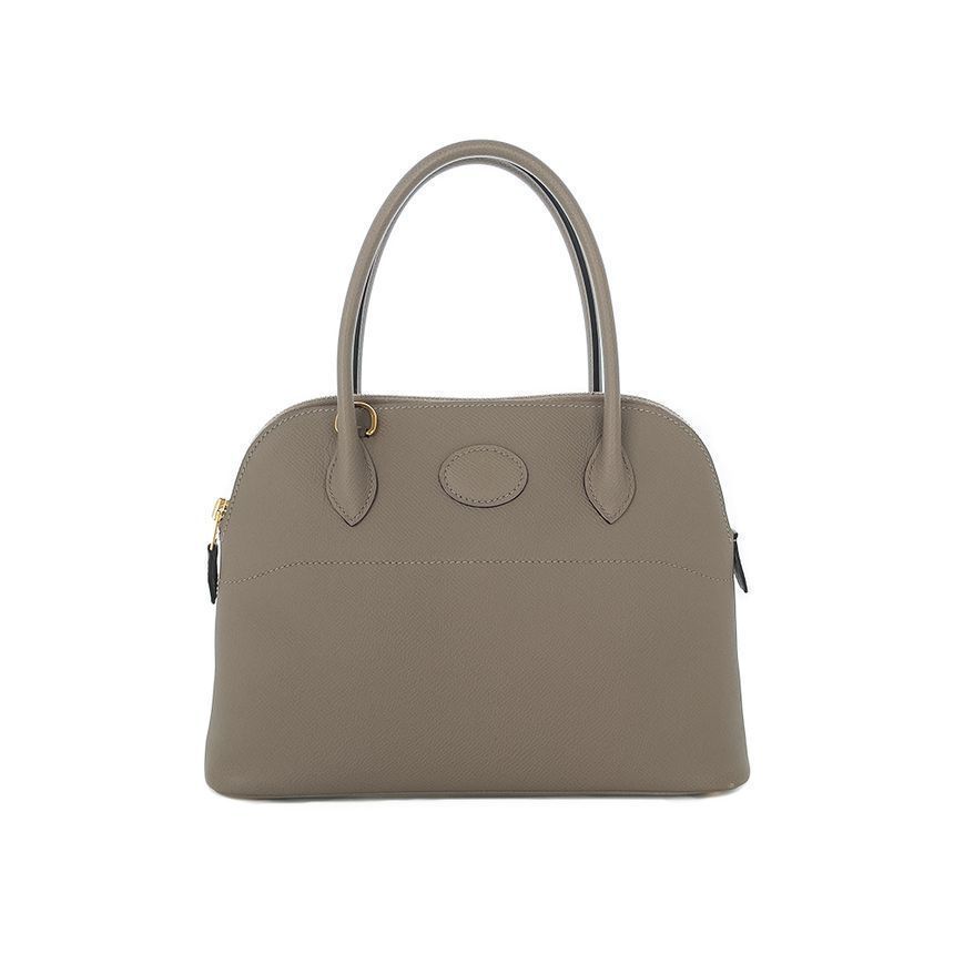 Hermes Mini Bolide 27 Gris Asphalte Gold 5HB0036
