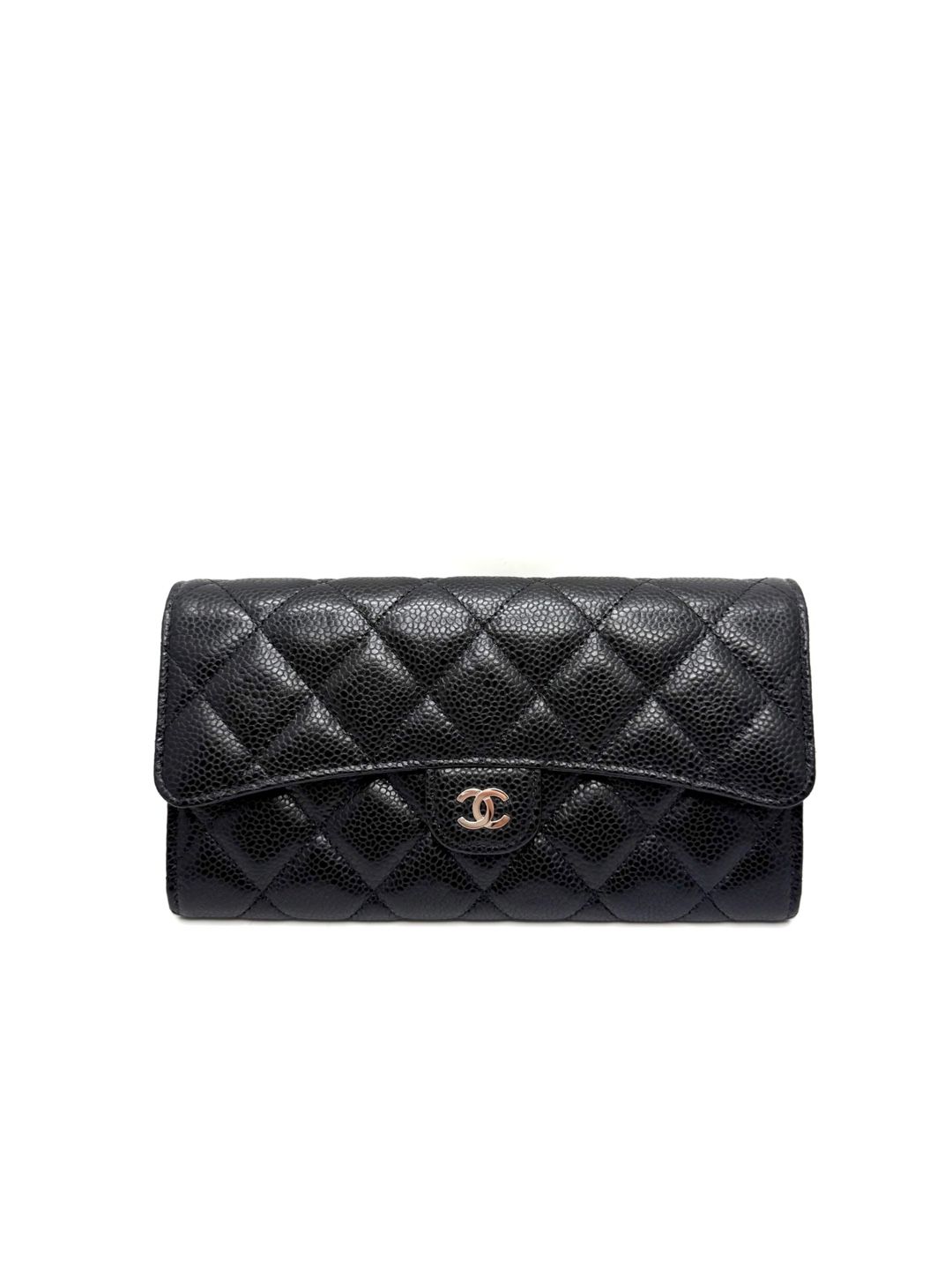 CHANEL Classic Wallet Caviar Skin 30 Series State A+ SKU 30