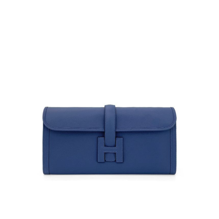 Hermes Blue Swift Clutch Bag 0HB0557
