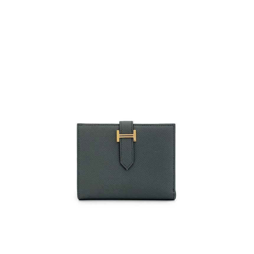Hermes Beant Wallet Berthamond Gold Y-Stamped 4HL0078