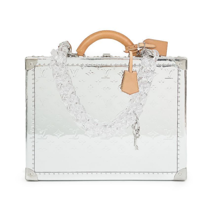 Louis Vuitton Coquille 40 Silver Mirror Monogram 4ET0741