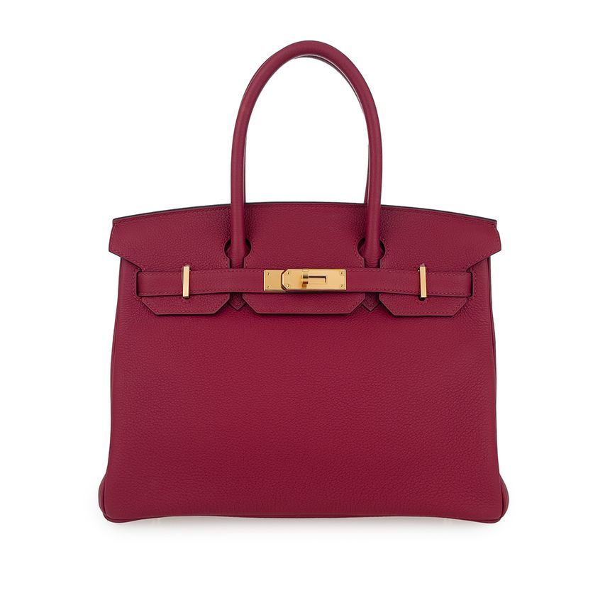 Hermes Birkin 30 Rose Pourpre Gold U Stamped 5HH0136