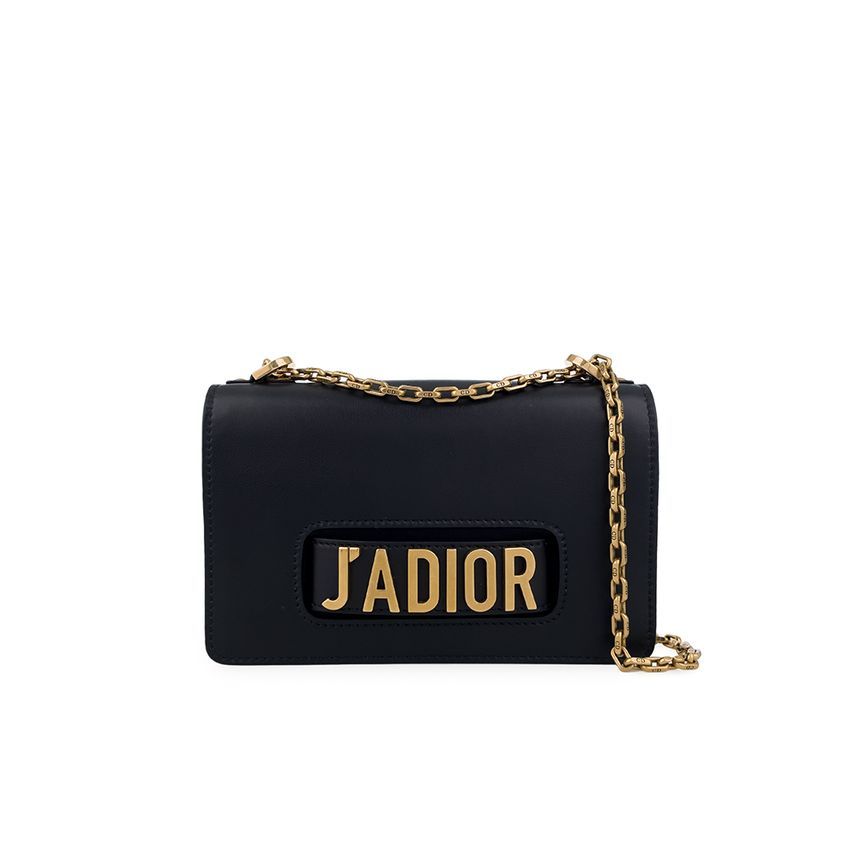 Dior Black Flap Bag with Gold Accent 5ET0643