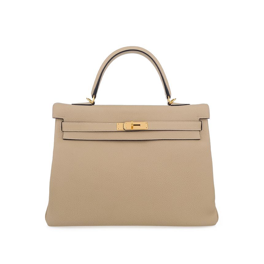 Hermes Kelly 35 Trench Gold Detail 5HH0134