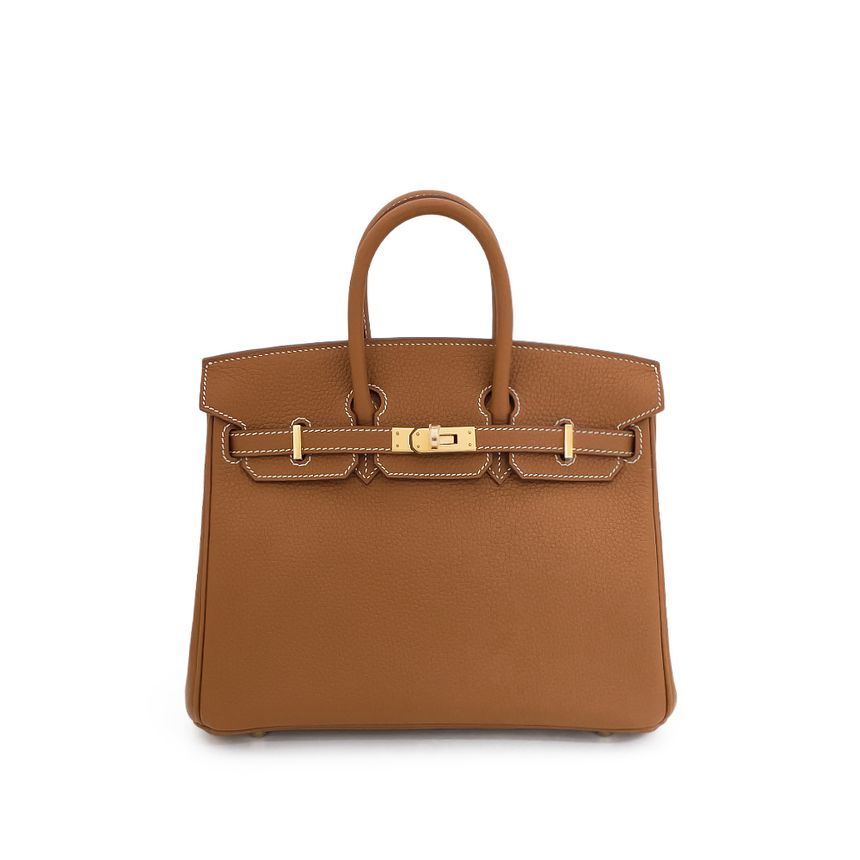 Hermes Birkin 25 Camel Gold with Gold Accent B Embossing 5HH0132