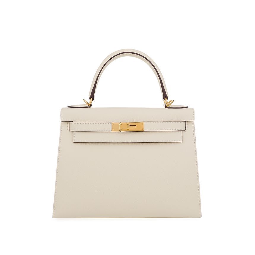 Hermes Nata Gold Embossed Out Kelly 28 Bag 5HH0133