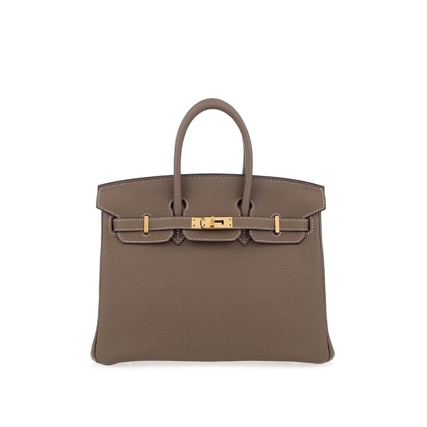 Hermes Birkin25 Etoupe Gold 5HH0135 SKU