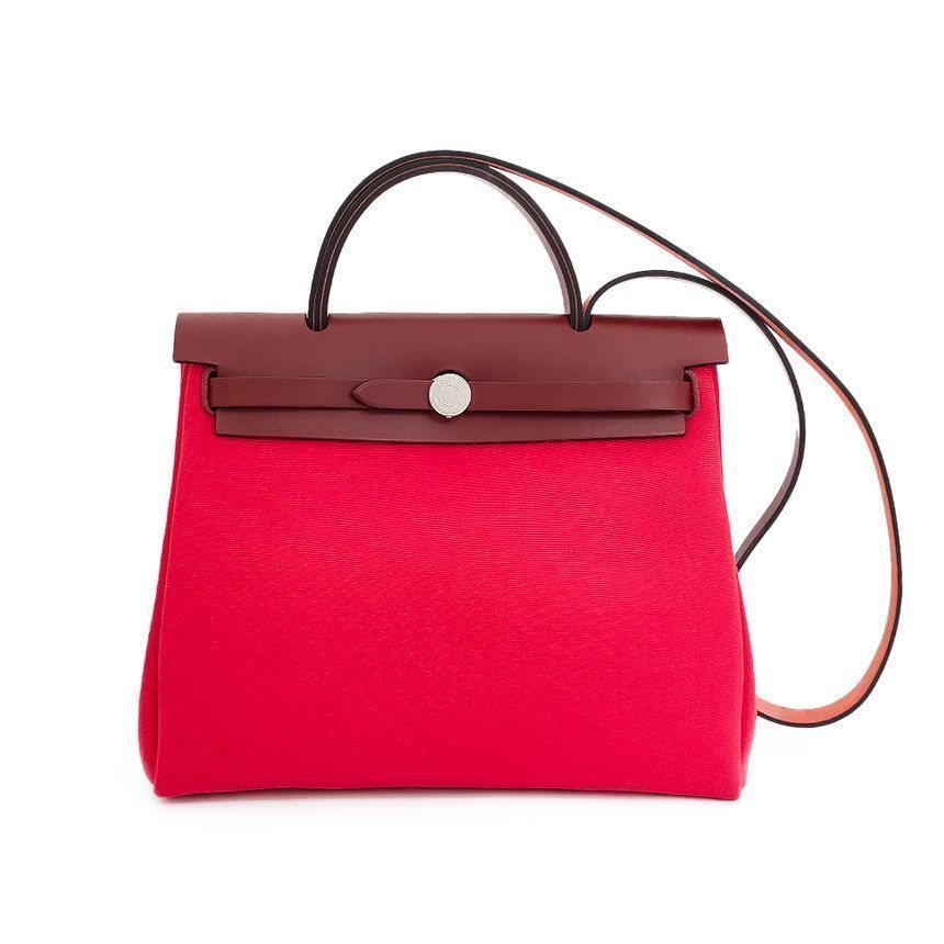 Hermes Rose Texas/Rose Selie Embossed Elbec PM 4HB0429