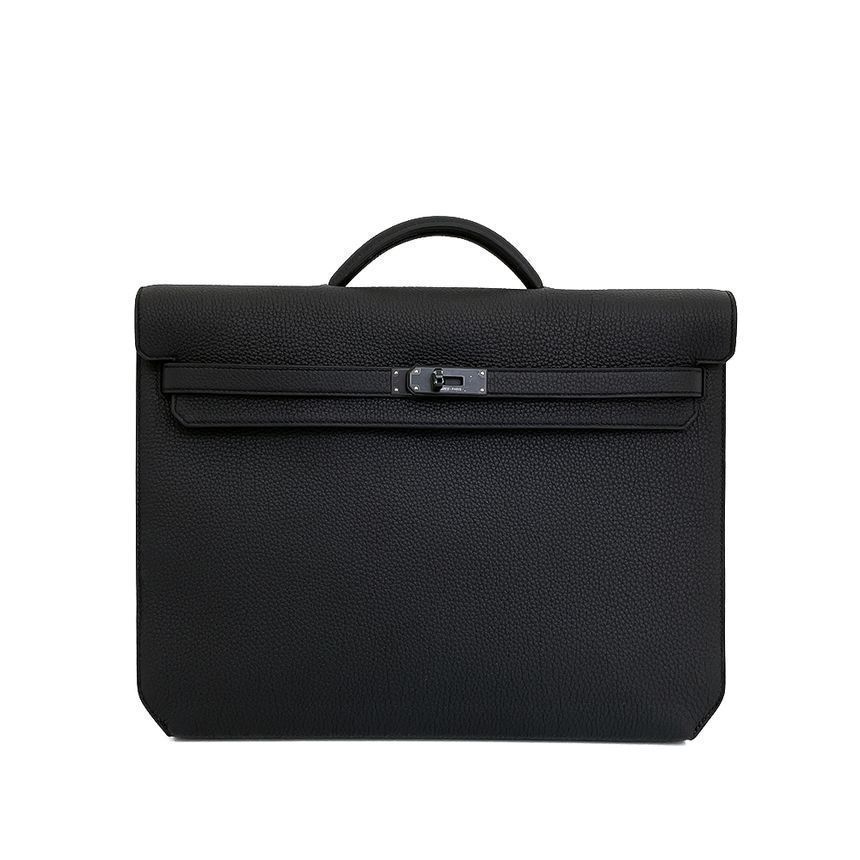 Hermes Kelly Depeche 36 Black B Stamp 4HB0195