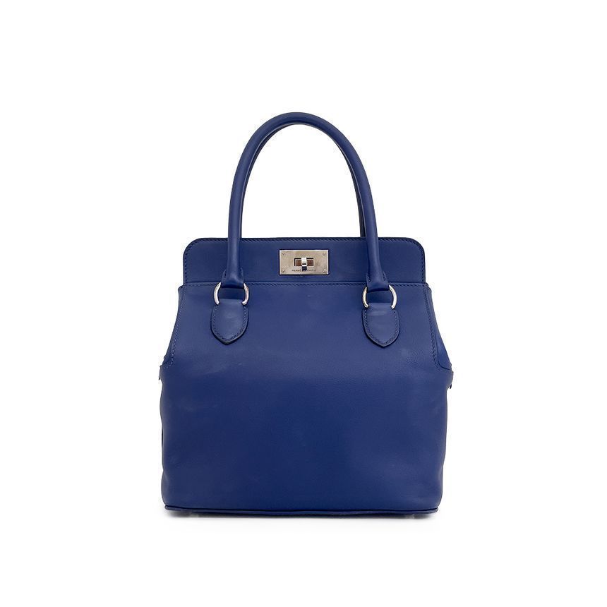 Hermes Toolbox20 Blue Sapphire Engraved 4HB0348