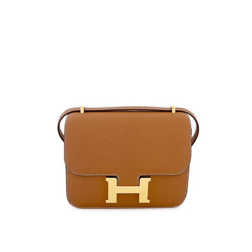 Hermes Camel Gold Trim U-Stamped Constance TPM 5HB0018