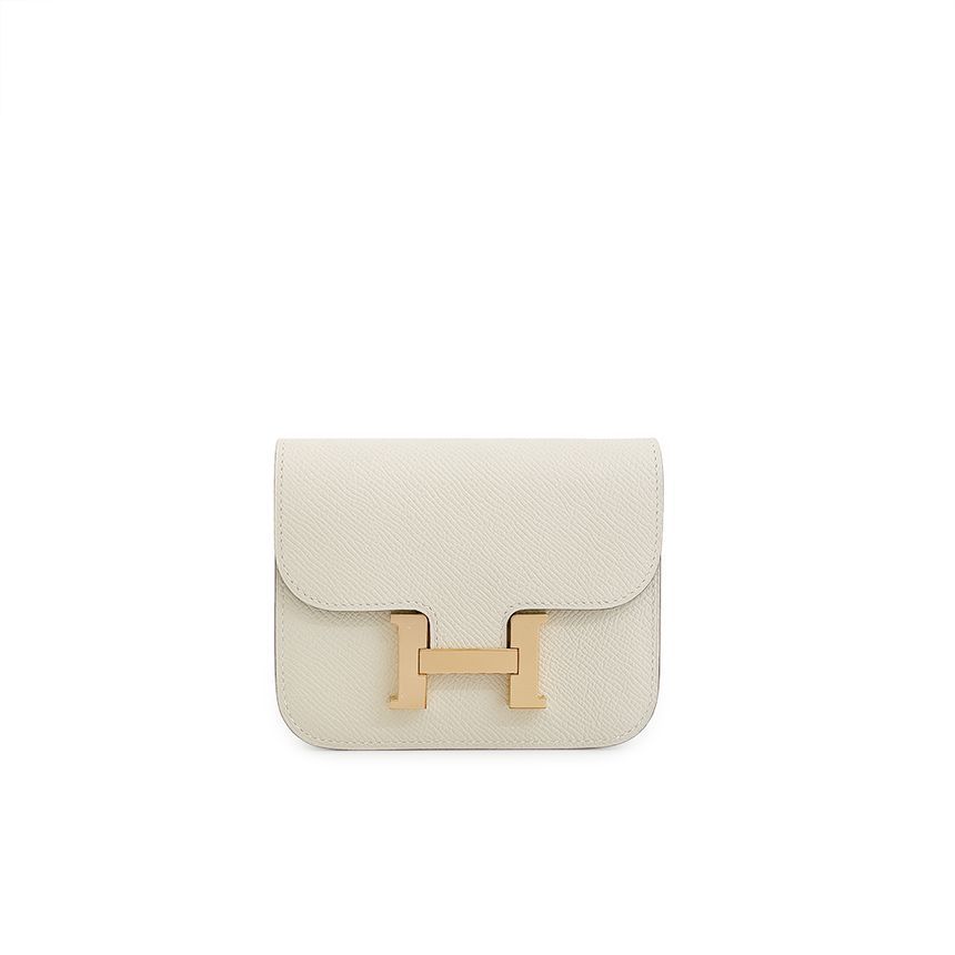 Hermes Slim Craie Rose Gold U-Corner Engraved Constance 4HL0171