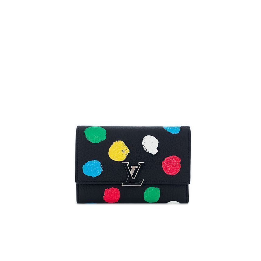 Louis Vuitton Compact Wallet Black/Multi 5ET0358